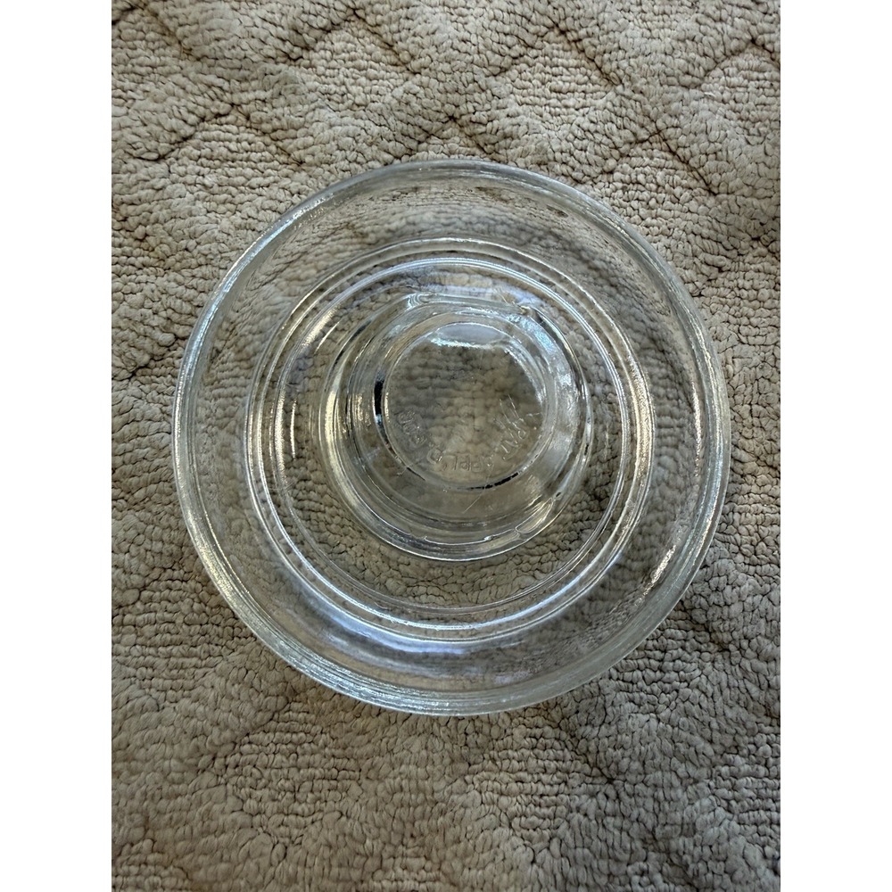 Vintage Glass Chicken Waterer Base Poultry Farm Livestock